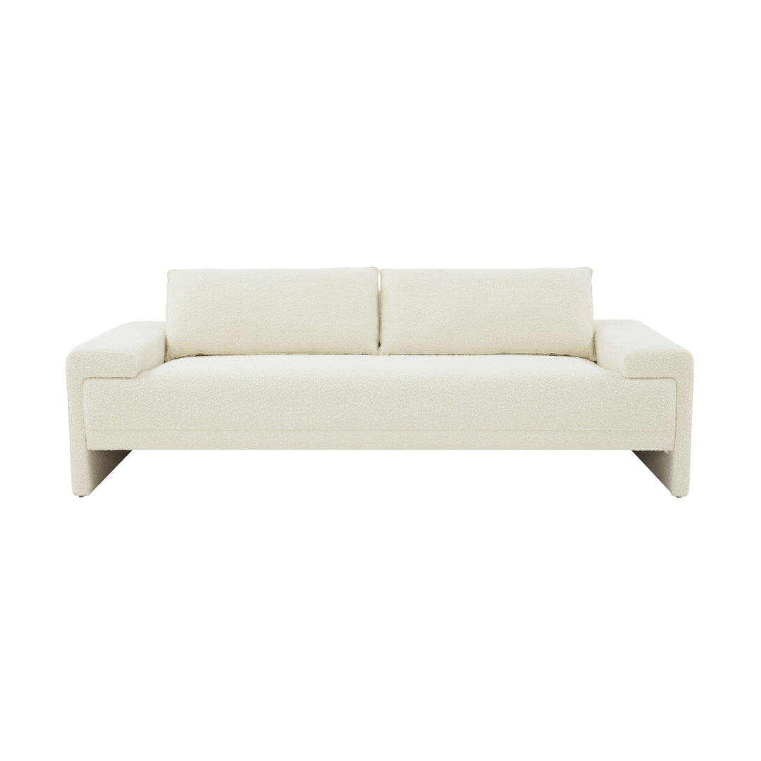 American Home Furniture | TOV Furniture - Maeve Cream Boucle Sofa