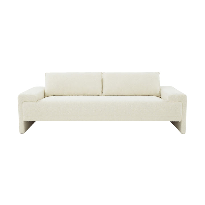 American Home Furniture | TOV Furniture - Maeve Cream Boucle Sofa