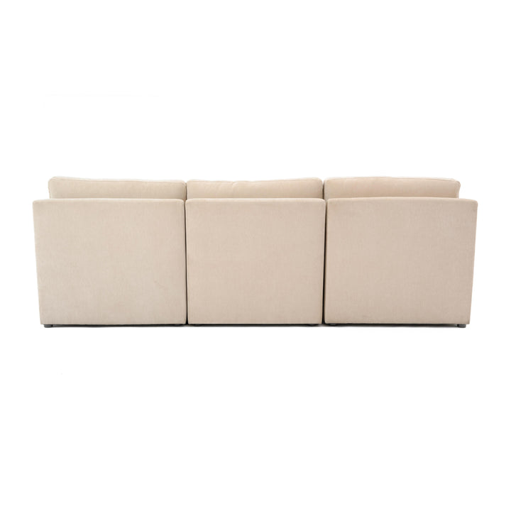 American Home Furniture | TOV Furniture - Aiden Beige Modular Small Chaise Sectional
