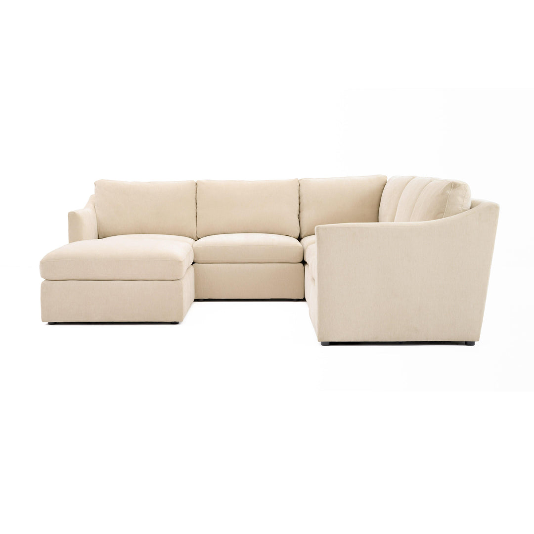 American Home Furniture | TOV Furniture - Aiden Beige Modular Chaise Sectional