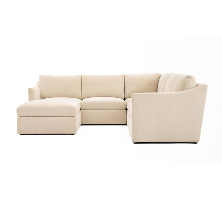 American Home Furniture | TOV Furniture - Aiden Beige Modular Chaise Sectional