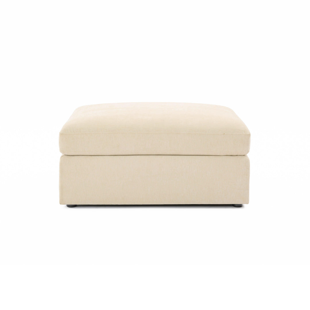 American Home Furniture | TOV Furniture - Aiden Beige Ottoman