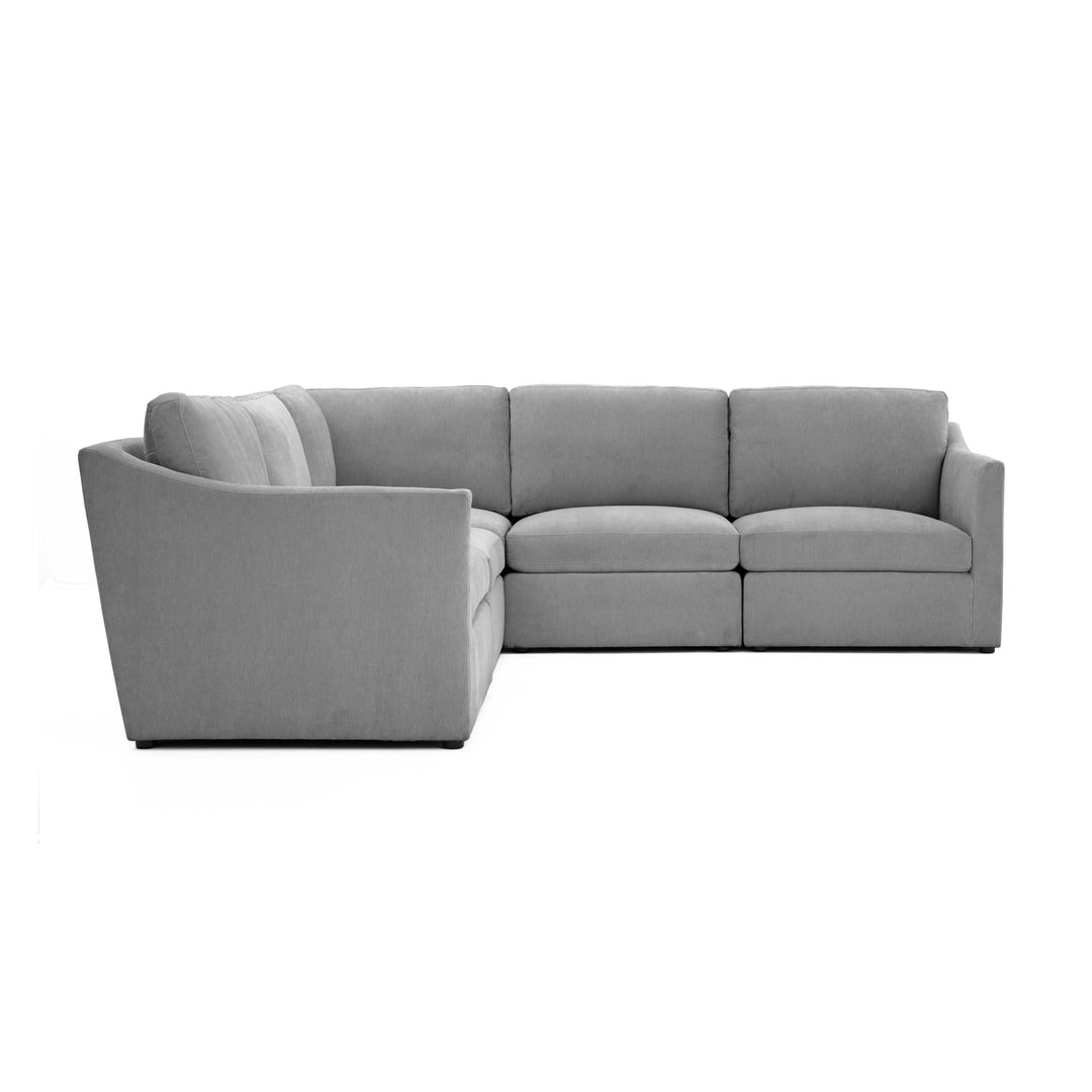 American Home Furniture | TOV Furniture - Aiden Gray Modular L Sectional