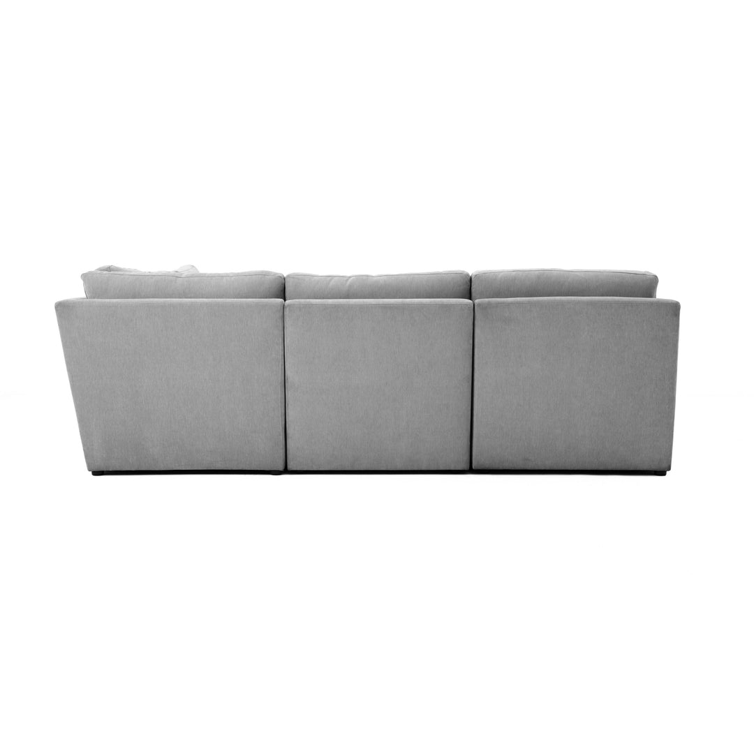 American Home Furniture | TOV Furniture - Aiden Gray Modular L Sectional