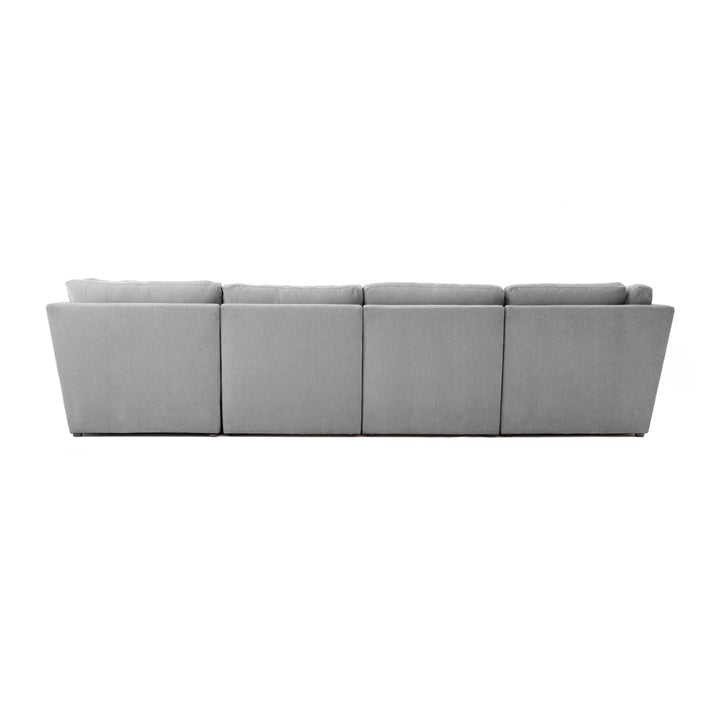 American Home Furniture | TOV Furniture - Aiden Gray Modular U Sectional