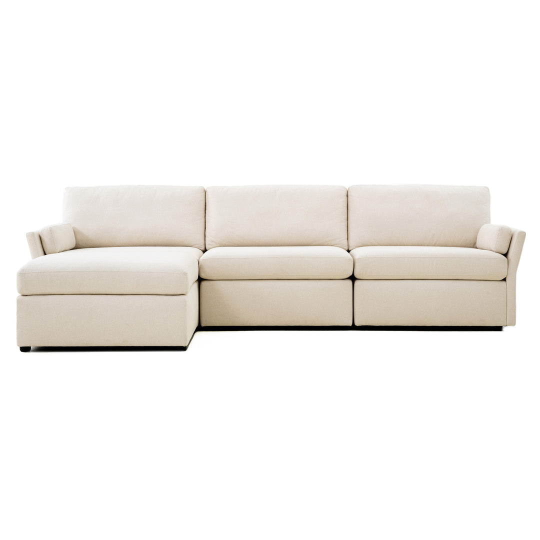 American Home Furniture | TOV Furniture - Catarina Cream Chaise Sectional