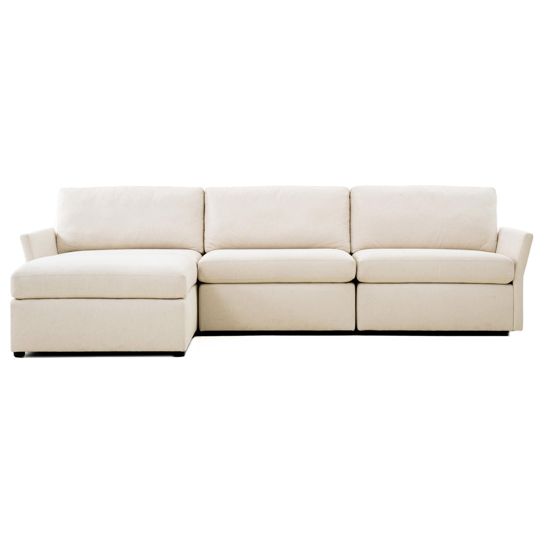 American Home Furniture | TOV Furniture - Catarina Cream Chaise Sectional