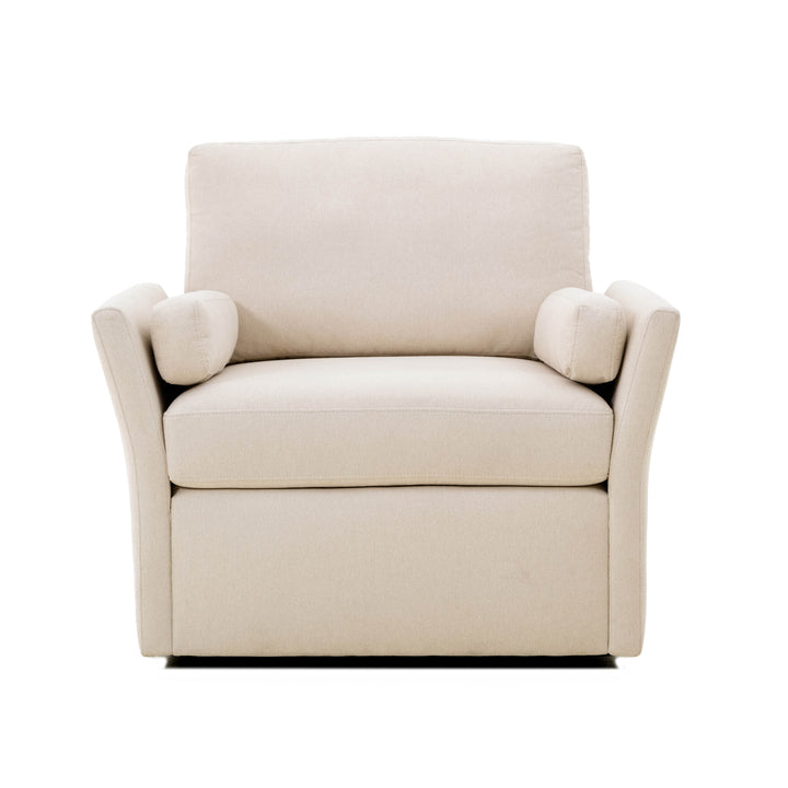 American Home Furniture | TOV Furniture - Catarina Cream Swivel Accent Chair