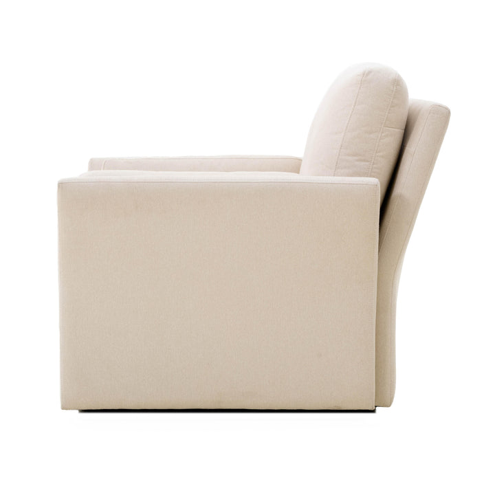 American Home Furniture | TOV Furniture - Catarina Cream Swivel Accent Chair