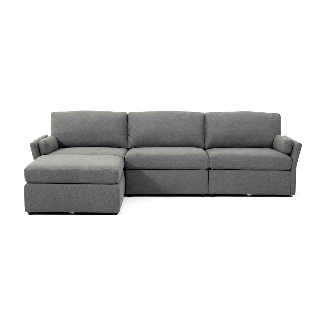 American Home Furniture | TOV Furniture - Catarina Gray Chaise Sectional