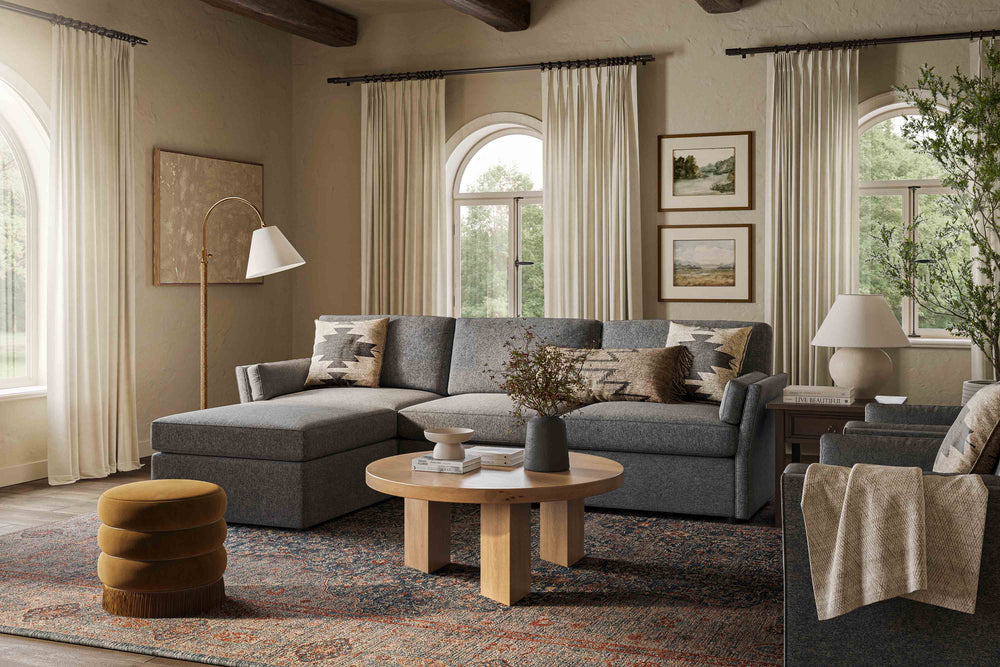 American Home Furniture | TOV Furniture - Catarina Gray Ottoman
