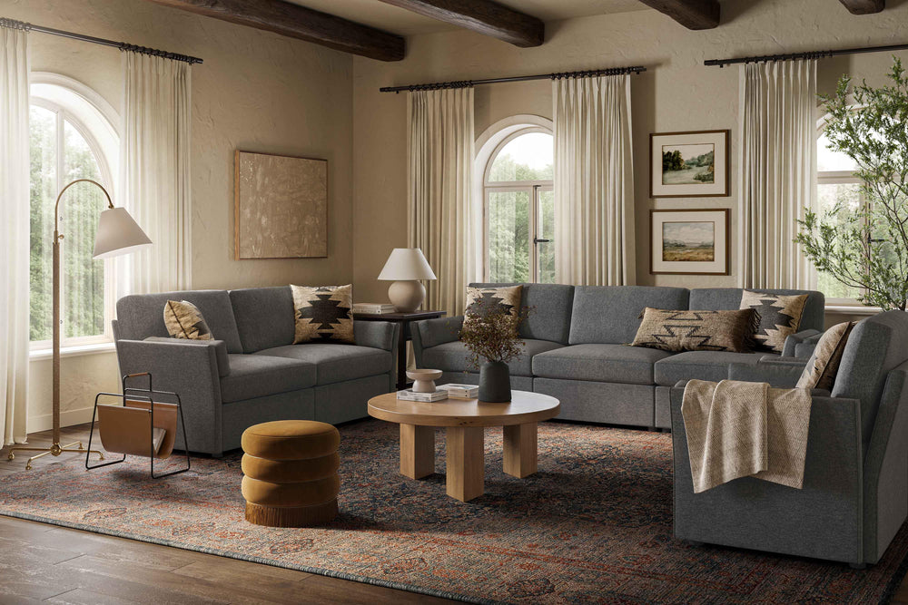 American Home Furniture | TOV Furniture - Catarina Gray Loveseat