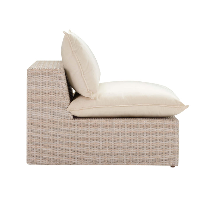 American Home Furniture | TOV Furniture - Cali Natural Wicker Outdoor Armless Chair