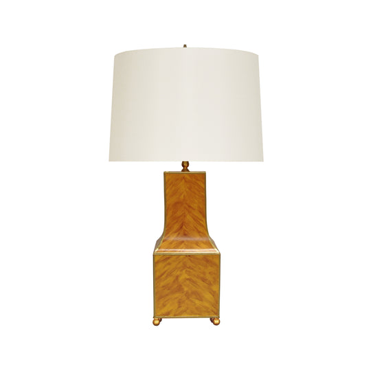 Handpainted Pagoda Table Lamp In Tortoise Shell - RENATA TORT