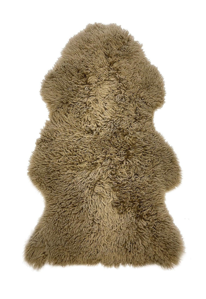 Rug Longwool Curly Single Pelt - AmericanHomeFurniture