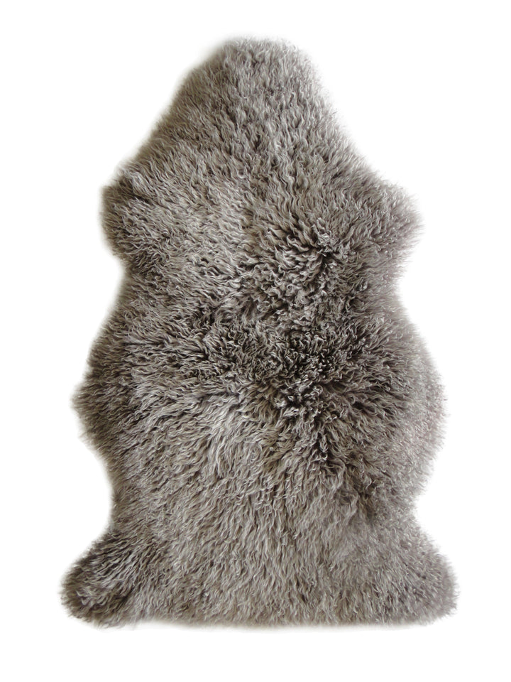 Rug Longwool Curly Single Pelt - AmericanHomeFurniture