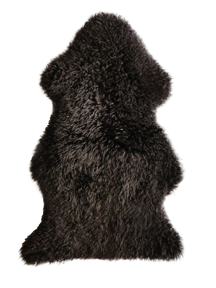 Rug Longwool Curly Single Pelt - AmericanHomeFurniture