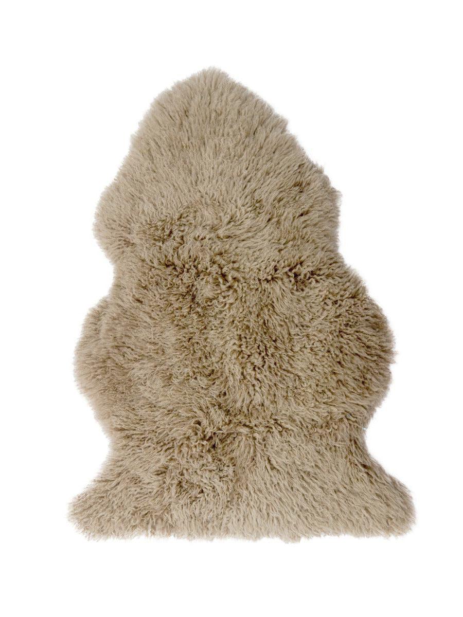 Rug Longwool Curly Single Pelt - AmericanHomeFurniture