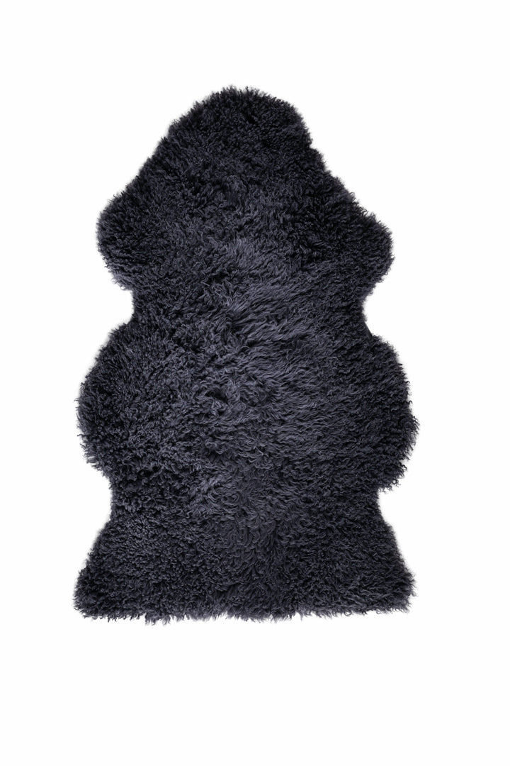 Rug Longwool Curly Single Pelt - AmericanHomeFurniture