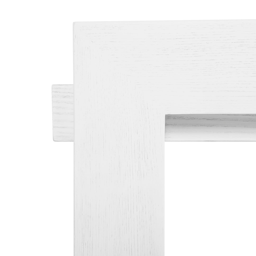 Minimalist Bar Cart In White Washed Oak - ROCKWELL WWO