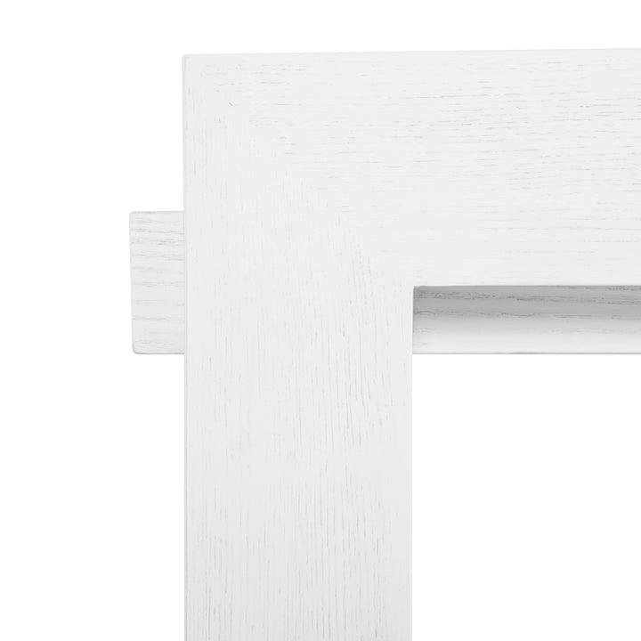Minimalist Bar Cart In White Washed Oak - ROCKWELL WWO