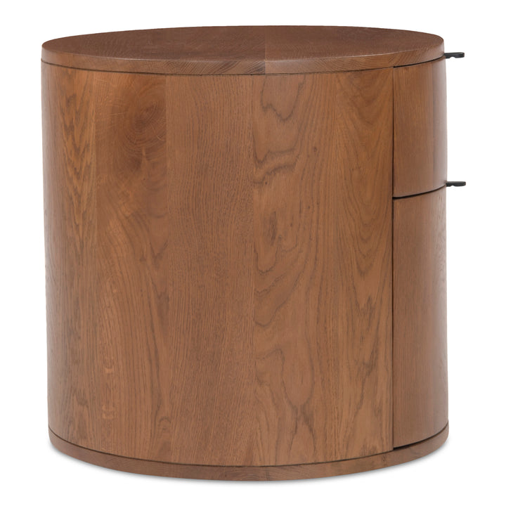 American Home Furniture Moe's Home Collection Theo Two Drawer Nightstand