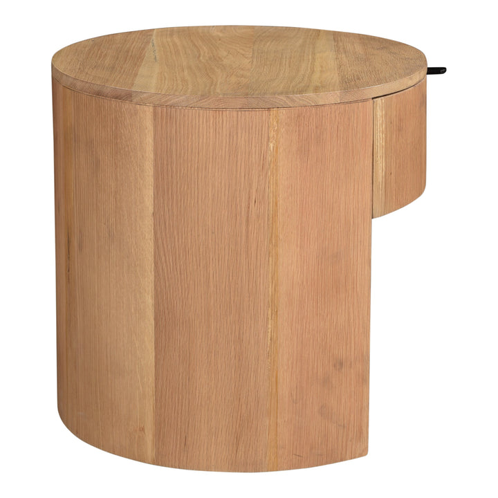 Theo One Drawer Nightstand Natural
