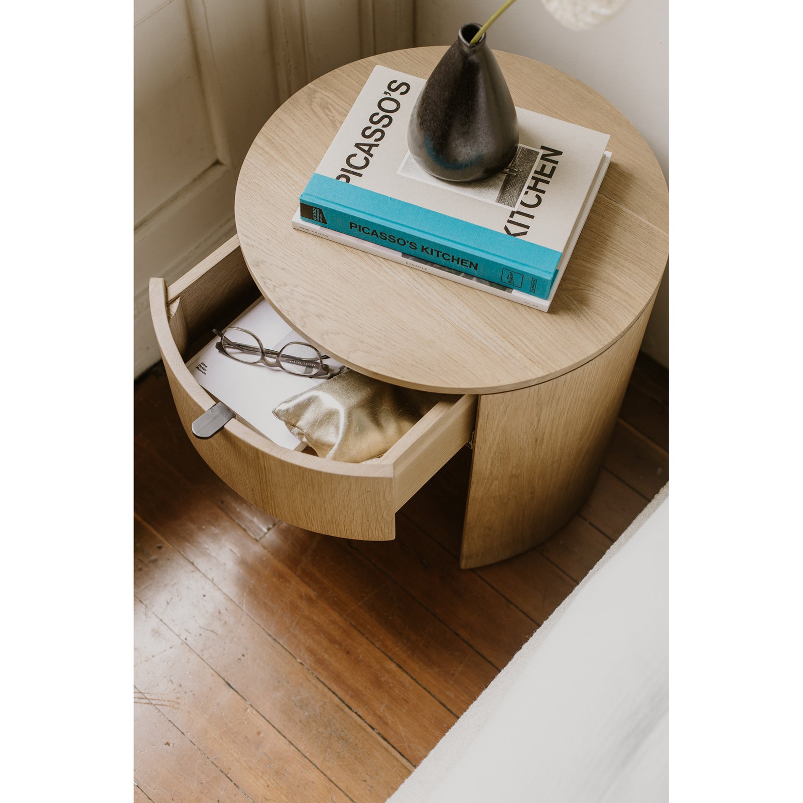 Moe's Home Collection - Theo One Drawer Nightstand Natural - RP-1012-24 | American Home Furniture