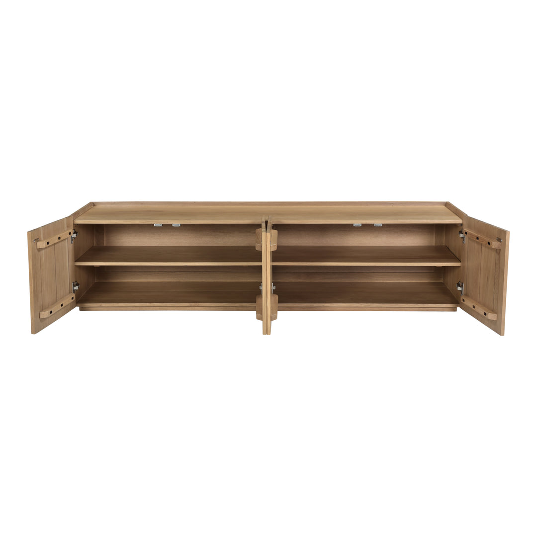 Moe's Home Collection - Plank Media Cabinet Natural - RP-1021-24 | American Home Furniture