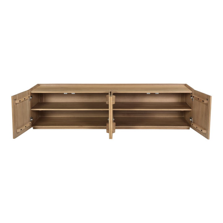 Moe's Home Collection - Plank Media Cabinet Natural - RP-1021-24 | American Home Furniture