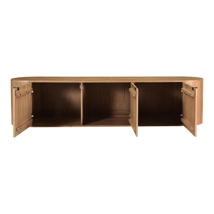 Moe's Home Collection - Theo Media Bench Natural - RP-1054-24 | American Home Furniture