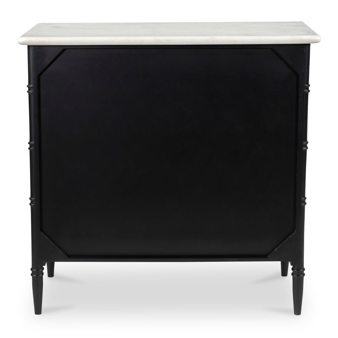 Moe's Home Collection - Eleanor 5 Drawer Chest Black - RP-1060-02 | American Home Furniture