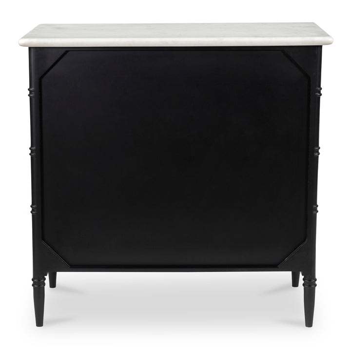 Moe's Home Collection - Eleanor 5 Drawer Chest Black - RP-1060-02 | American Home Furniture