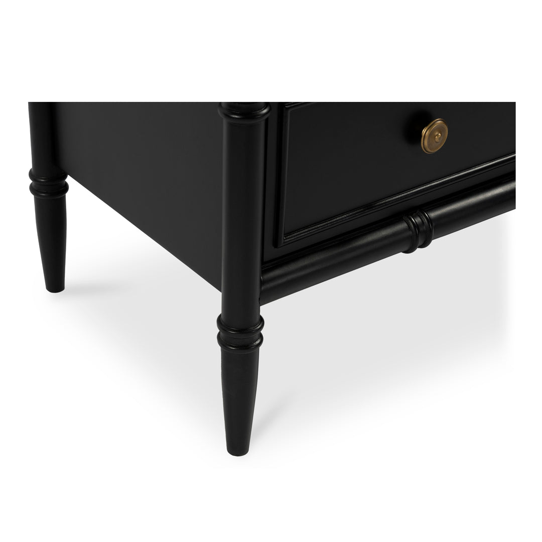 Moe's Home Collection - Eleanor 6 Drawer Dresser Black - RP-1061-02 | American Home Furniture