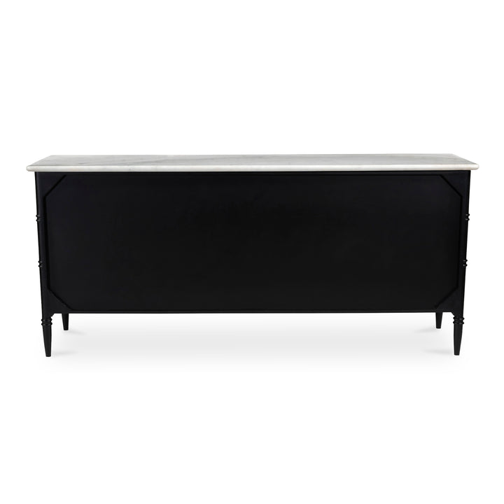 Moe's Home Collection - Eleanor 6 Drawer Dresser Black - RP-1061-02 | American Home Furniture