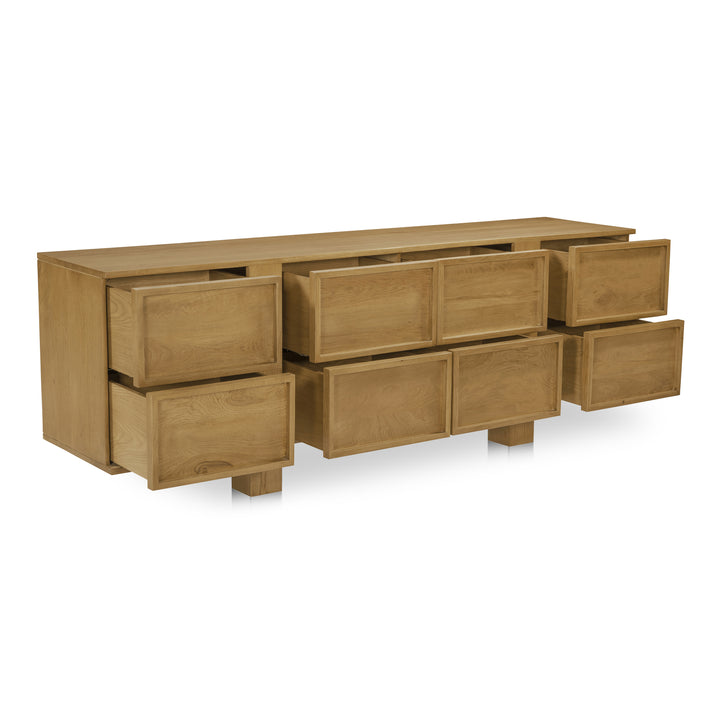 Moe's Home Collection - Henley 8 Drawer Dresser Brown - RP-1065-03 | American Home Furniture