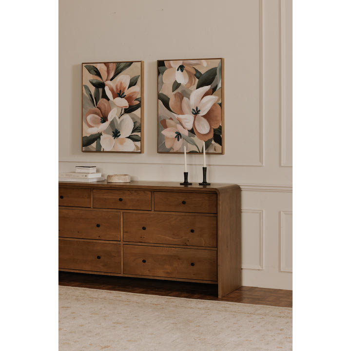 Moe's Home Collection - Riley 7 Drawer Dresser Oak - RP-1066-03 | American Home Furniture