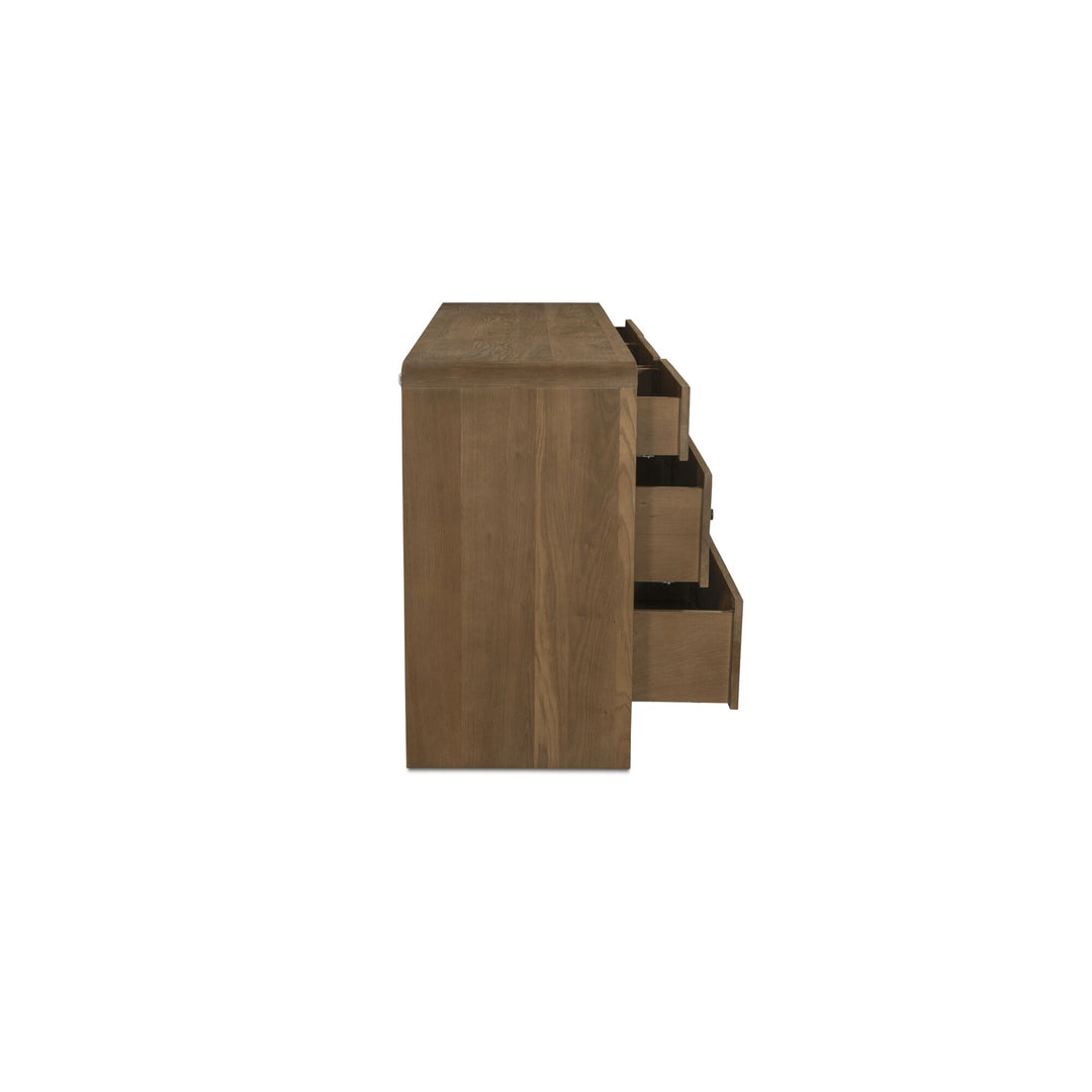 Moe's Home Collection - Riley 7 Drawer Dresser Oak - RP-1066-03 | American Home Furniture