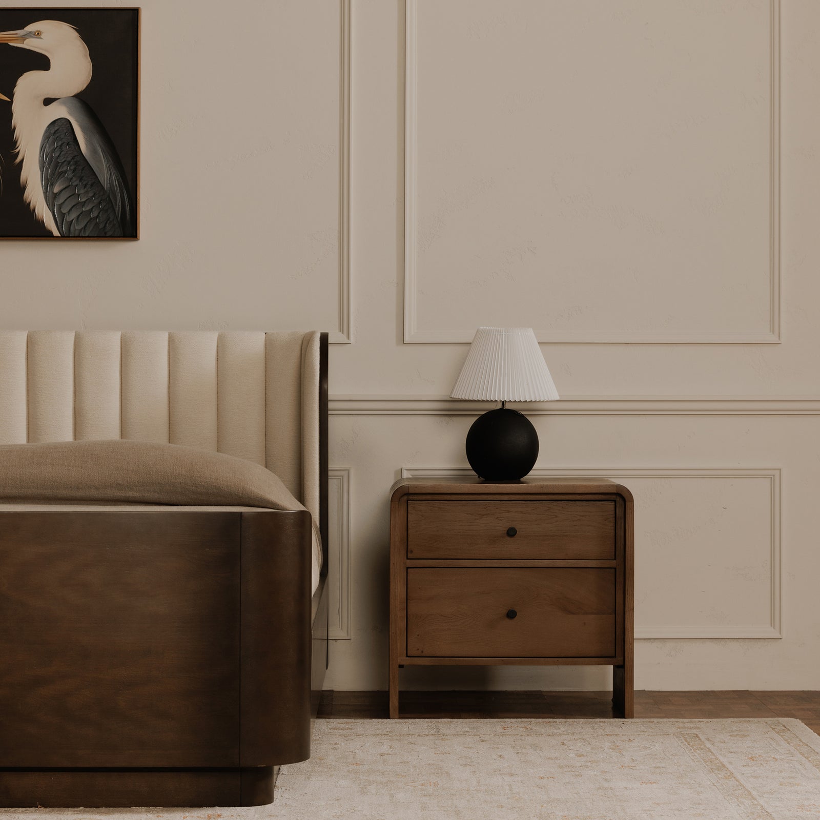 Moe's Home Collection - Riley Nightstand Oak - RP-1067-03 | American Home Furniture