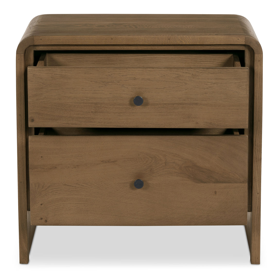 Moe's Home Collection - Riley Nightstand Oak - RP-1067-03 | American Home Furniture