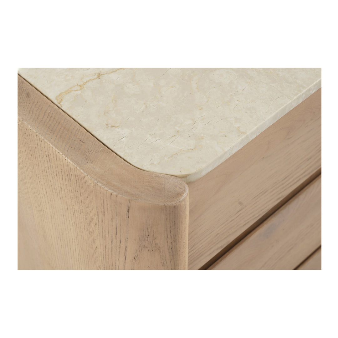 Moe's Home Collection - Lane 6 Drawer Dresser Natural - RP-1069-24 | American Home Furniture
