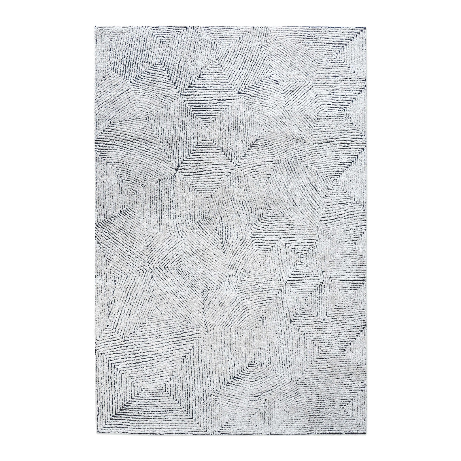 American Home Furniture Uttermost Maze Blue 5 X 8 Rug