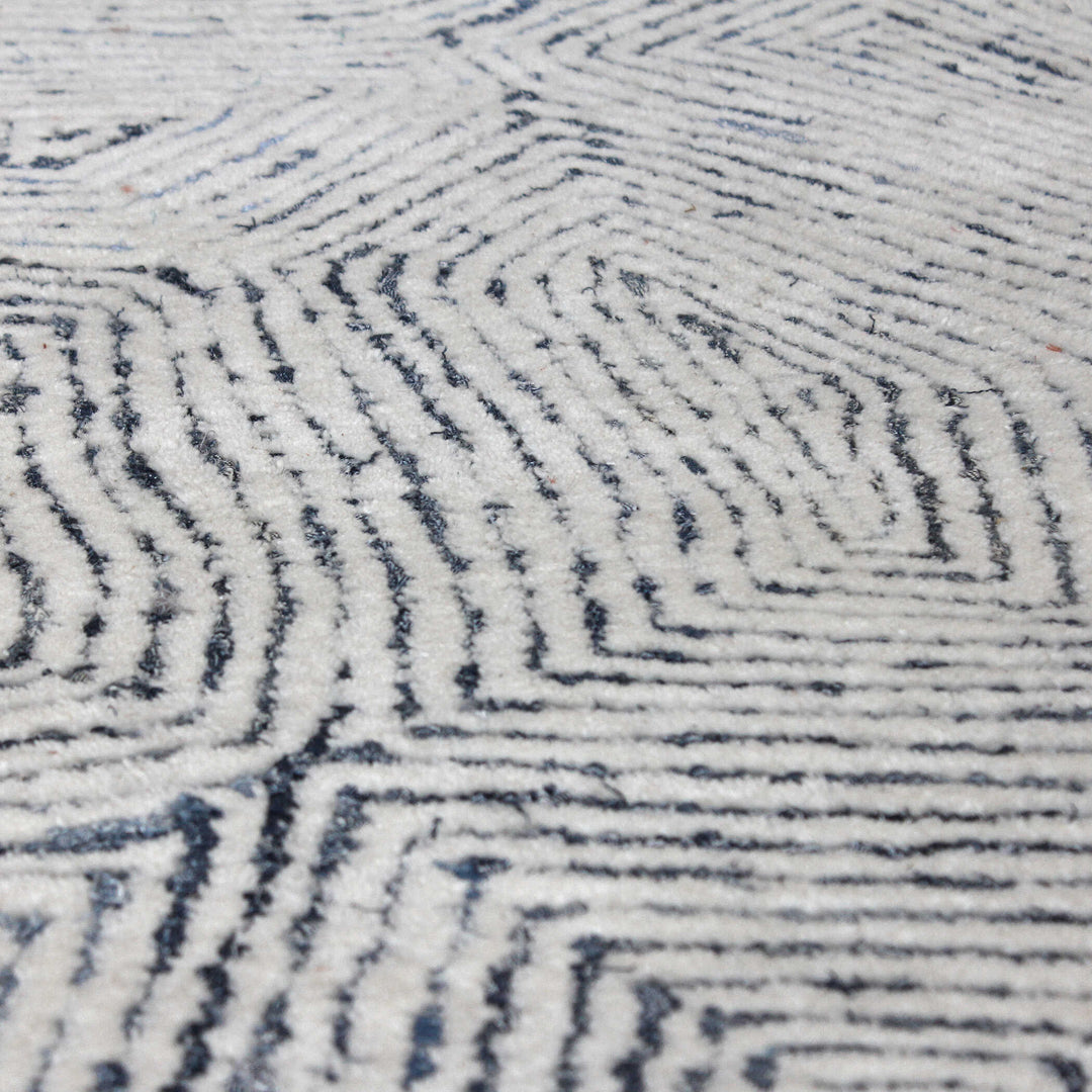 American Home Furniture Uttermost Maze Blue 5 X 8 Rug