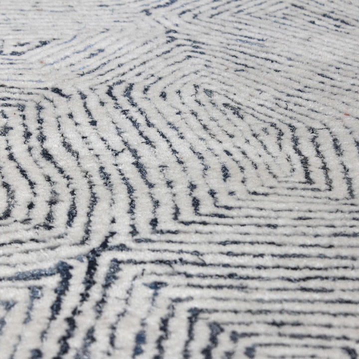 American Home Furniture Uttermost Maze Blue 5 X 8 Rug