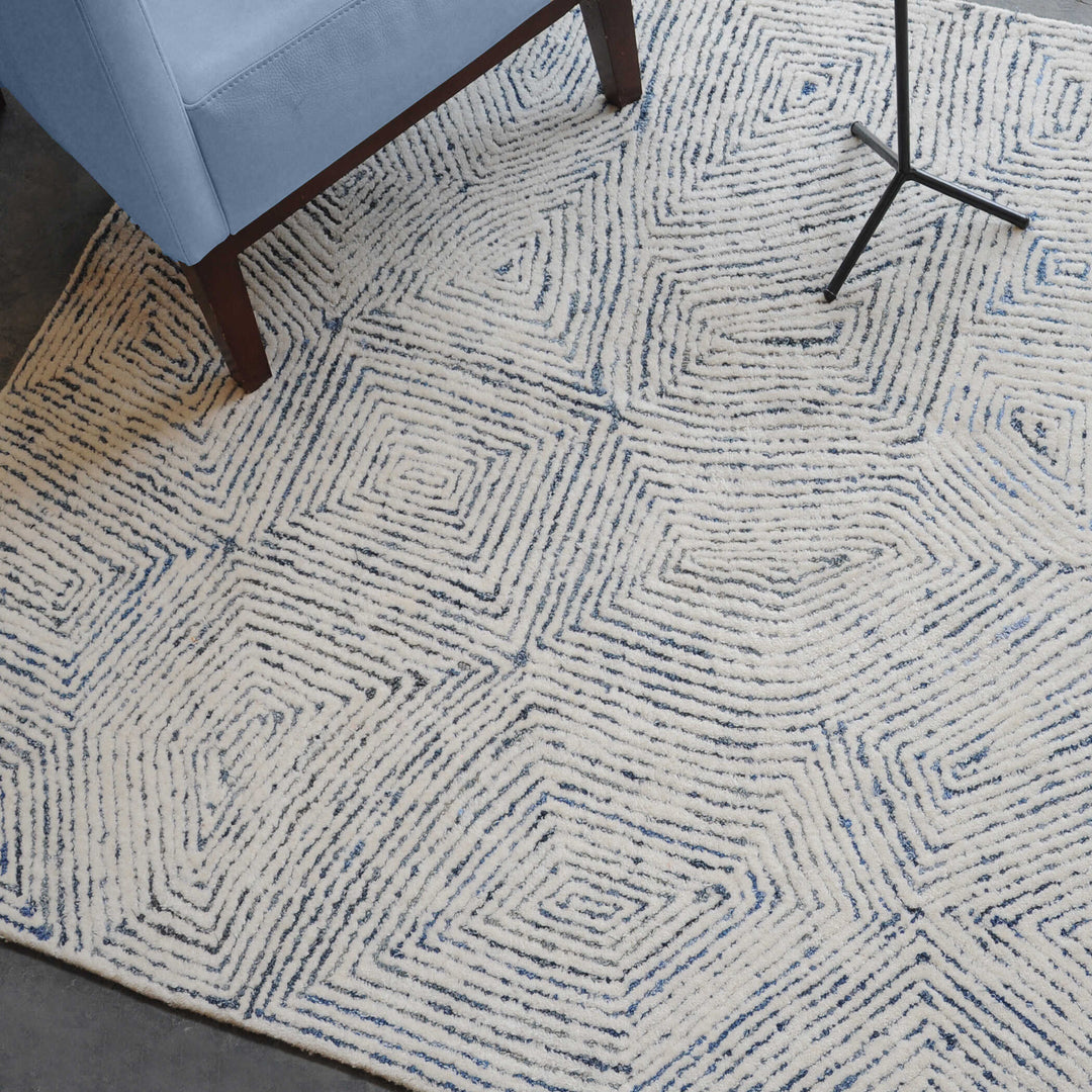 American Home Furniture Uttermost Maze Blue 8 X 10 Rug