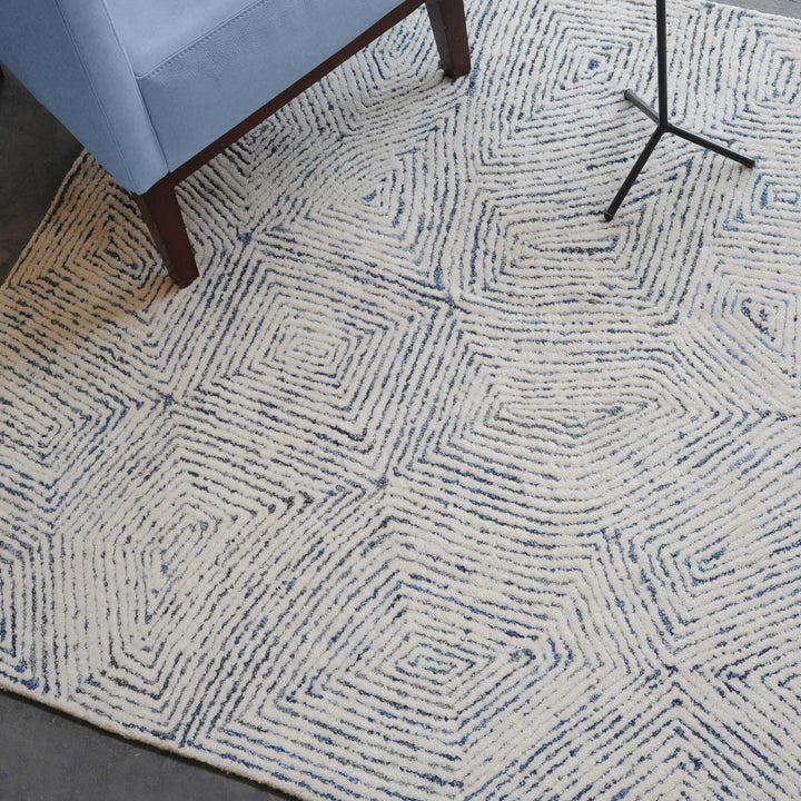 American Home Furniture Uttermost Maze Blue 8 X 10 Rug