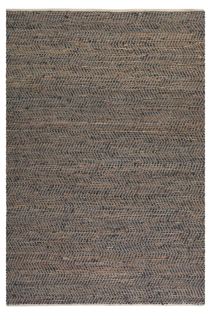 American Home Furniture Uttermost Tobais 9 X 12 Rescued Leather & Hemp Rug