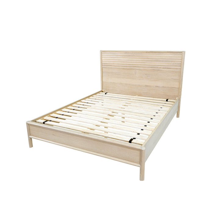 Runway Queen Bed - Light Oak