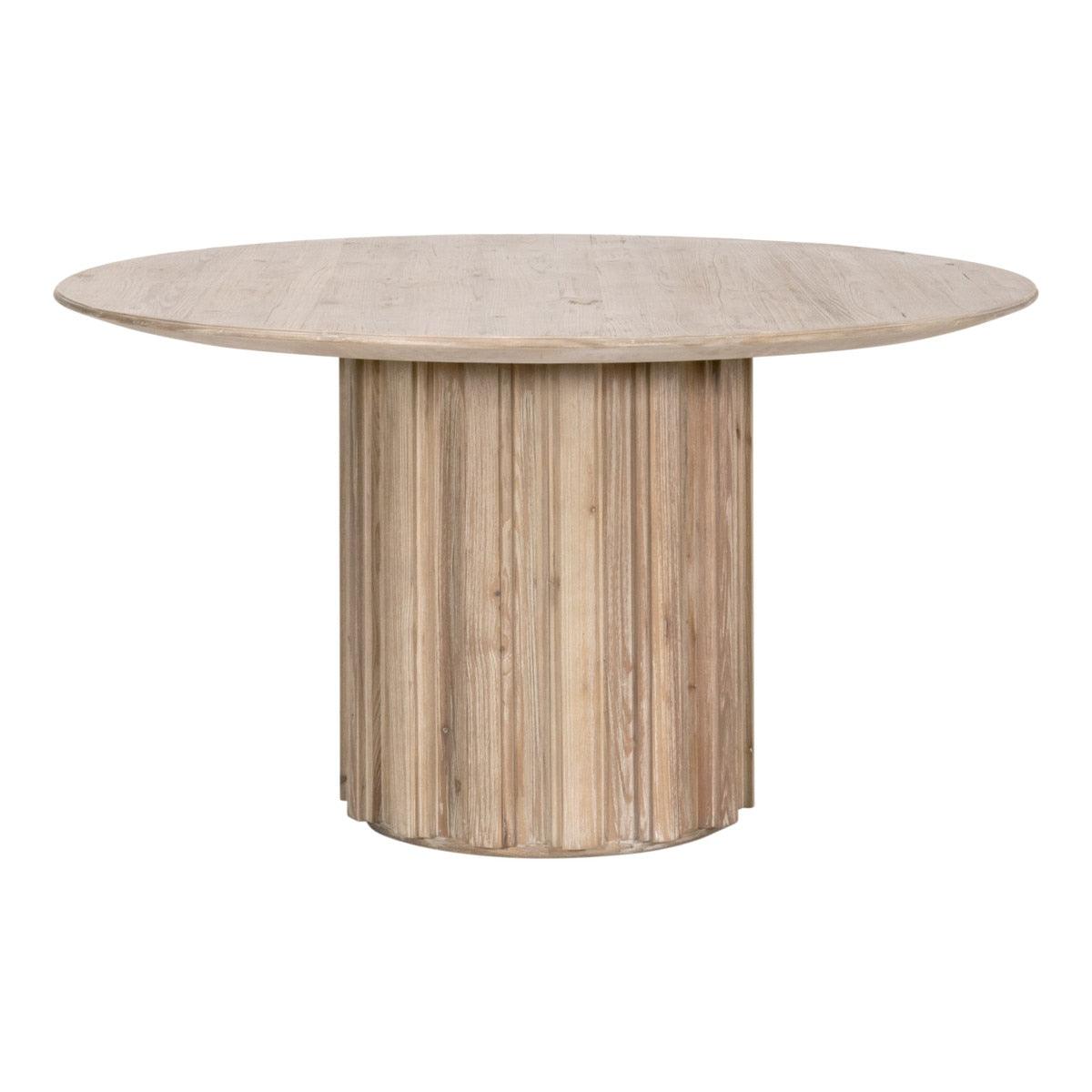 Essentials For Living - Roma 54" Round Dining Table - 8103.SGRY-PNE | American Home Furniture