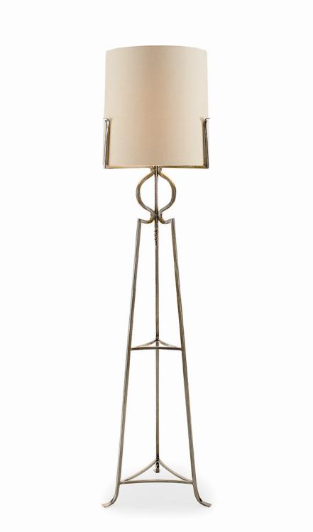 American Home Furniture | Century - Grand Tour Accessories Polished Steel Floor Lamp